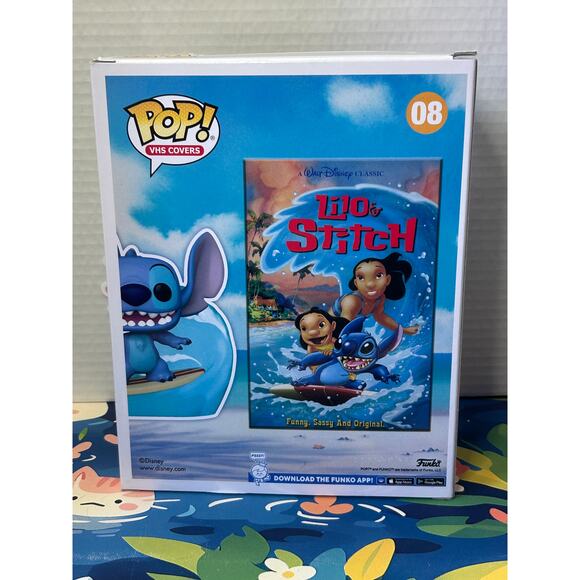 Funko Pop VHS Cover Disney Lilo & Stitch Surfing - Picture 8 of 10